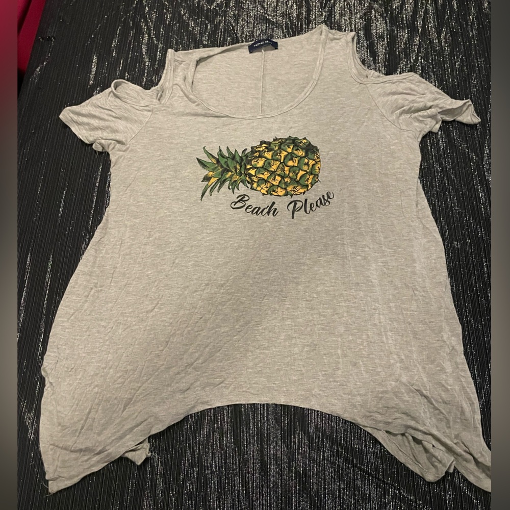 Velvet Skye Beach Please Cold Shoulder Top